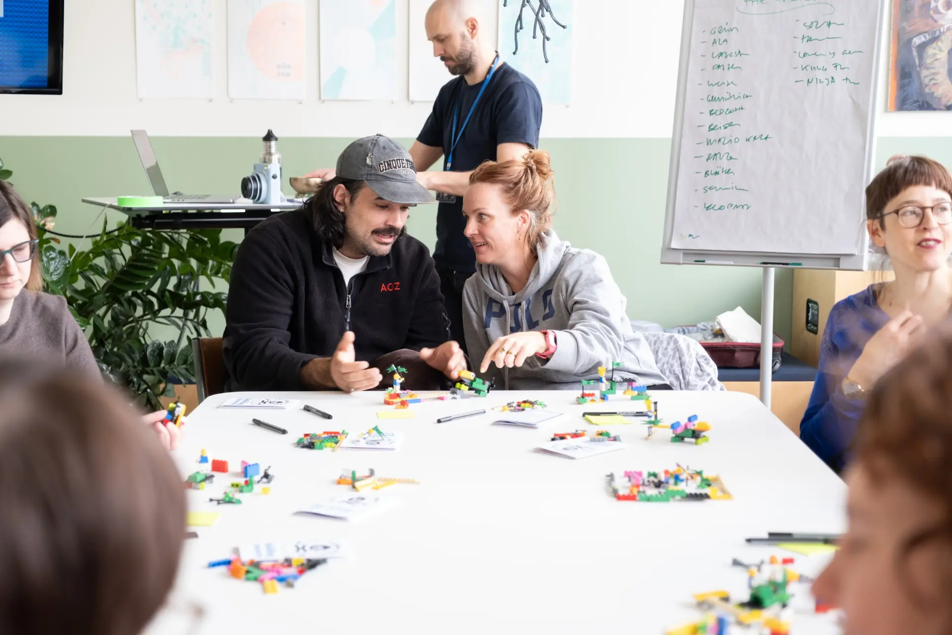 Team bei der Standortbestimmung mit LEGO Serious Play